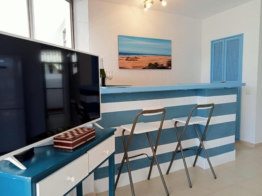 Apartment With Large Terrace, 10 Meters From Playa De Las Burras San Bartolomé Kültér fotó